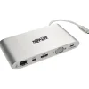 Usb Hubs<Tripp Lite 3-Port USB 3.0 Hub, White (U442-DOCK1)