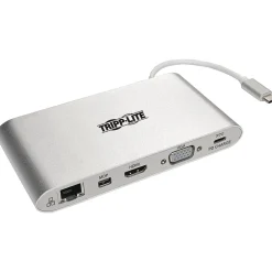 Usb Hubs<Tripp Lite 3-Port USB 3.0 Hub, White (U442-DOCK1)