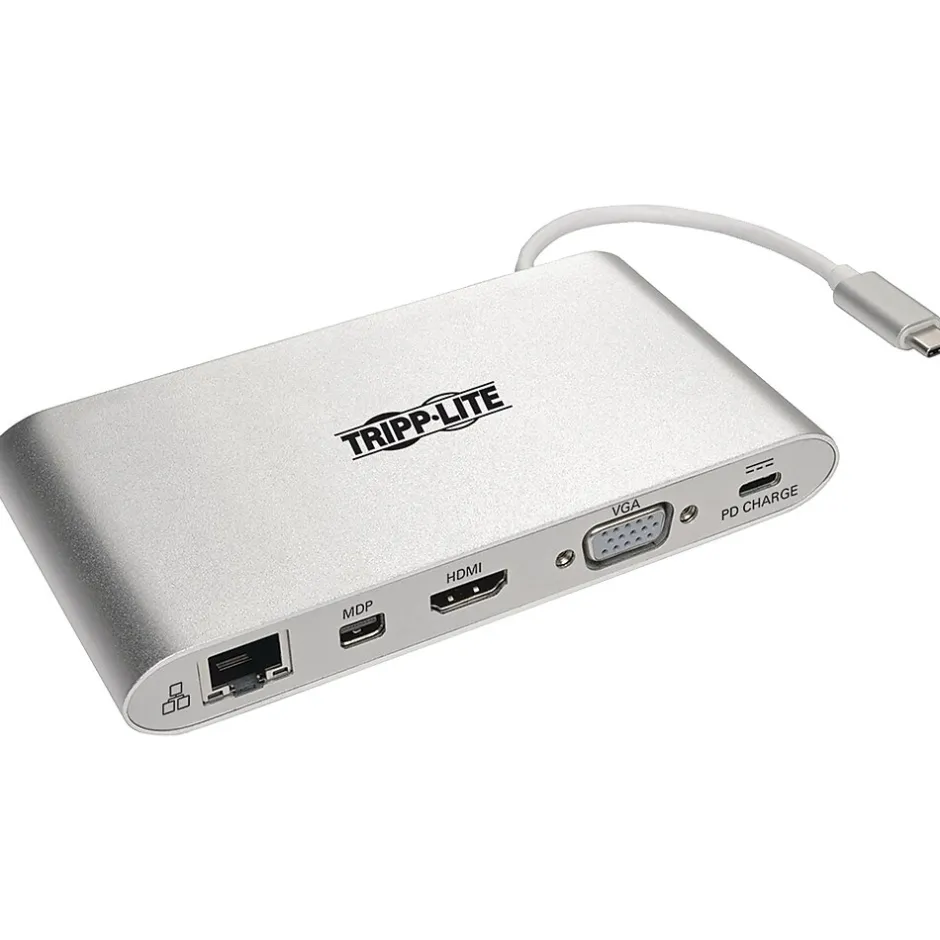 Usb Hubs<Tripp Lite 3-Port USB 3.0 Hub, White (U442-DOCK1)