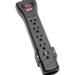 Surge Protectors & Power Strips<Tripp Lite Protect It! 7-Outlet Surge Protector Power Strip, 25 ft., Black (SUPER725B)