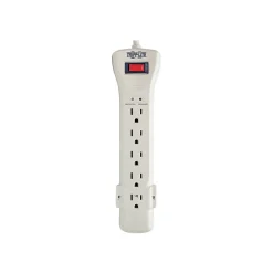 Surge Protectors & Power Strips<Tripp Lite Protect It! 7-Outlet Surge Protector, 7' Cord, Light Gray (TRPSUPER7)
