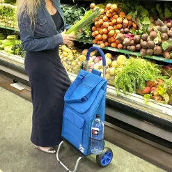 Hand Trucks & Dollies<Trolley Dolly Standard Folding Hand Truck, 110 lb. Capacity, Blue (01-060)