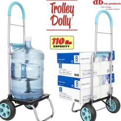 Hand Trucks & Dollies<Trolley Dolly Standard Folding Hand Truck, 110 lb. Capacity, Moroccan Tile (01-581)