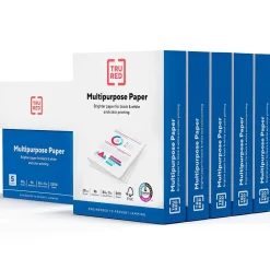 Sale ™ 8.5" x 11" Multipurpose Paper, 20 lbs., 96 Brightness, 500 Sheets/Ream, 5 Reams/Carton (TR56963) Multipurpose Paper