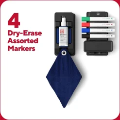 TRU RED ™ Dry Erase Kit, Chisel Tip, Assorted, 4/Pack (TR61742/TR56940) Outlet