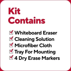 TRU RED ™ Dry Erase Kit, Chisel Tip, Assorted, 4/Pack (TR61742/TR56940) Outlet