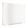 Online ™ Ergonomic Curved Magnetic Glass Dry-Erase Whiteboard, 4' x 3' (TR62094) Dry Erase