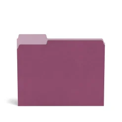 TRU RED ™ File Folders, 3-Tab, Letter Size, Assorted Jewel Tone Colors, 24/Pack (TR58171) New
