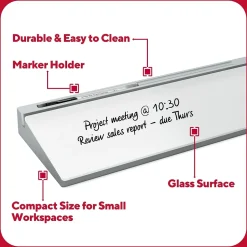 ™ Glass Desktop Dry-Erase Whiteboard (TR62579) Dry Erase