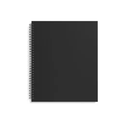 TRU RED ™ Large Soft Cover Project Planner Notebook, Black (TR54986) Clearance