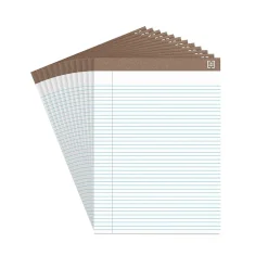 TRU RED ™ Notepad, 8.5" x 11.75", Narrow Ruled, , 50 Sheets/Pad, Dozen (TR59938/TR58187) White Best