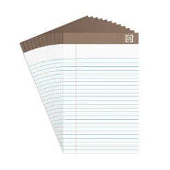 TRU RED ™ Notepad, 5" x 8", Narrow Ruled, , 50 Sheets/Pad, Dozen Pads/Pack (TR58181) White Outlet