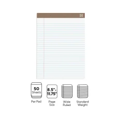 TRU RED ™ Notepads, 8.5