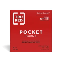 TRU RED ™ Pocket Journal, Dotted, Assorted Colors (TR58427) Sale