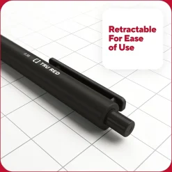 TRU RED ™ Retractable Quick Dry Gel Pen, Extra Fine Point, 0.38mm, Black, 5/Pack (TR56951) Discount