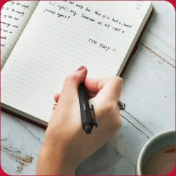 TRU RED ™ Retractable Quick Dry Gel Pen, Extra Fine Point, 0.38mm, Black, 5/Pack (TR56951) Discount