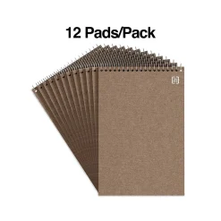 TRU RED ™ Steno Pad, 6" x 9", Gregg Ruled, Kraft, 80 Sheets/Pad, Dozen (TR59940/TR58190) Outlet