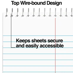 TRU RED ™ Steno Pad, 6