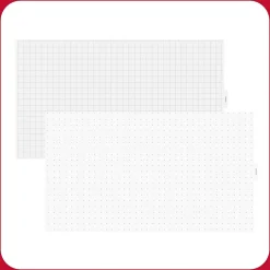 Clearance ™ Templated Magnetic Glass Dry-Erase Whiteboard, 3' x 2' (TR62139) Dry Erase