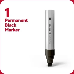 TRU RED ™ XL Tank Permanent Marker, Chisel Tip, Black (TR56933)