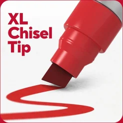 TRU RED ™ XL Tank Permanent Markers, Chisel Tip, Assorted, 4/Pack (TR56935) Clearance