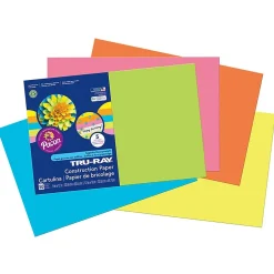 Online 12" x 18" Construction Paper, Assorted Hot Colors, 50 Sheets/Pack, 3 Packs (PAC6597-3) Construction Paper