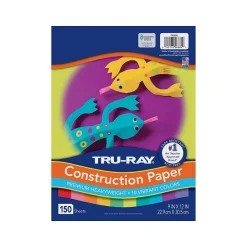 Outlet 9" x 12" Construction Paper, Vibrant Assorted, 150 Sheets/Pack (P6685) Construction Paper