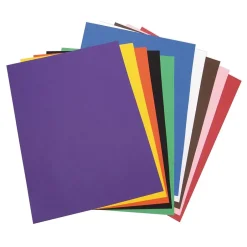 Discount 9" x 12" Construction Paper, Assorted Colors, 50 Sheets (P103031) Construction Paper