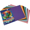 Outlet 12" x 18" Construction Paper, Assorted Colors, 50 Sheets/Pack (P103063) Construction Paper