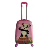 TUCCI 11" Hardside Carry-On Suitcase, 3-Wheeled Spinner, TSA Checkpoint Friendly, Pink (T0501-PeppyPand)