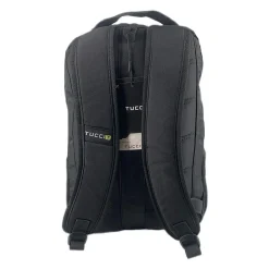 Backpacks<TUCCI CITY RIDER Laptop Backpack, Medium, Black (T0566)