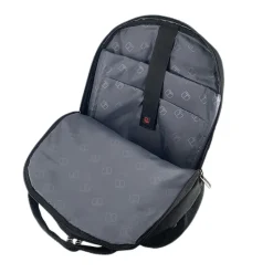 Backpacks<TUCCI CITY RIDER Laptop Backpack, Medium, Black (T0566)