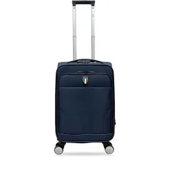 TUCCI Hardside Carry-On Suitcase, 4-Wheeled Spinner, TSA Checkpoint Friendly (T0473-20in-BLU)