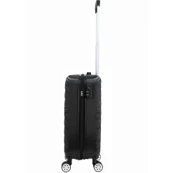 TUCCI Hardside Spinner Carry-On Luggage Set, TSA Checkpoint Friendly (T0533-04PC-BLK)