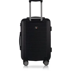 TUCCI Hardside Spinner Carry-On Luggage Set, TSA Checkpoint Friendly (T0280-03PC-BLK)