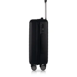 TUCCI Hardside Spinner Carry-On Luggage Set, TSA Checkpoint Friendly (T0280-03PC-BLK)