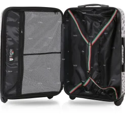 TUCCI Hardside Spinner Carry-On Luggage Set, TSA Checkpoint Friendly Animal Print (T0158-03PC-WNTR)