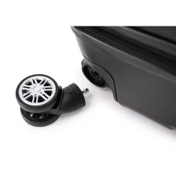 TUCCI Hardside Spinner Carry-On Luggage Set, TSA Checkpoint Friendly (S0567-03PC-BLK)