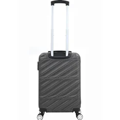 TUCCI Hardside Spinner Carry-On Luggage Set, TSA Checkpoint Friendly, Charcoal (T0533-04PC-CHL)