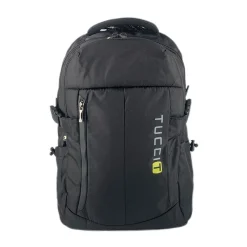 Backpacks<TUCCI HITCHHIKER Laptop Backpack, Medium, Black (T0569)