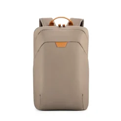 Backpacks<TUCCI Laptop Backpack, Medium, Beige (T0587)