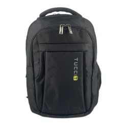 Backpacks<TUCCI Laptop Backpack, Medium, Black (T0571)