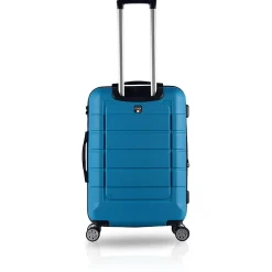 TUCCI 3-Piece Hardside Spinner Carry-On Luggage Set, TSA Checkpoint Friendly, Blue (T0273-03PC-BLU)