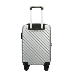 TUCCI 2-Piece Hardside Spinner Carry-On Luggage Set, TSA Checkpoint Friendly (T0293-02PC-SLV)