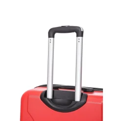 TUCCI 4-Piece Hardside Spinner Carry-On Luggage Set, TSA Checkpoint Friendly (S0536-04-RED)
