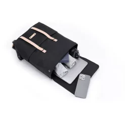 Backpacks<TUCCI SpeedsterPack Laptop Backpack, Medium, Black (T0599)