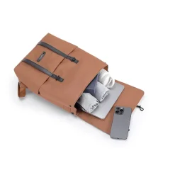 Backpacks<TUCCI TrekTechSack Laptop Backpack, Medium, Brown (T0600)