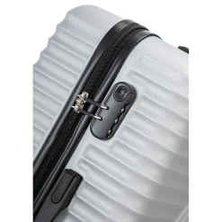 TUCCI VOYAGE Vertice Hardside Spinner Luggage Set, TSA Checkpoint Friendly, (V0001-02PC-SLV)