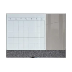 Sale Combination Dry-Erase Whiteboard, Aluminum Frame, 4' x 3' (3198U00-01) Dry Erase