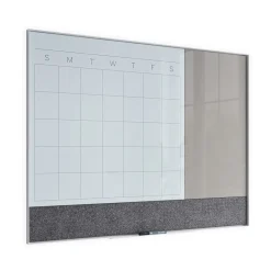 Sale Combination Dry-Erase Whiteboard, Aluminum Frame, 4' x 3' (3198U00-01) Dry Erase